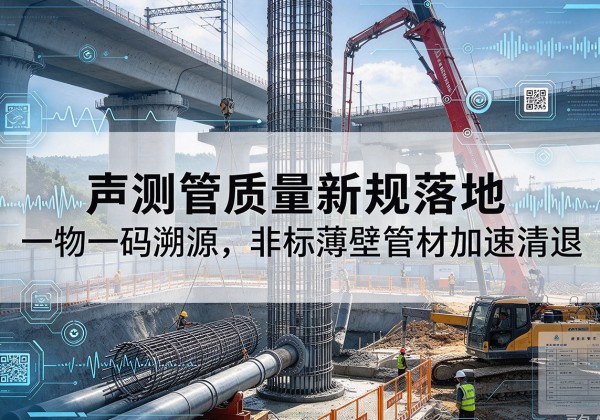 白朗声测管质量新规落地，一物一码溯源，非标薄壁管材加速清退