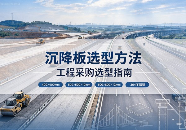 白朗沉降板选择方法